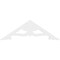 Ekena Millwork Pitch Cornelia Architectural Grade PVC Gable Pediment, 36"W x 12"H x 1"P (8/12) GPP036X012X100CRN - alternate 5